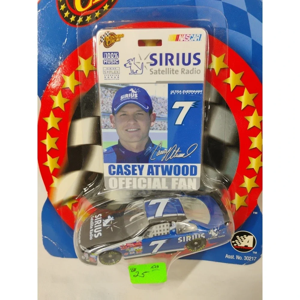 2003 NASCAR Winners Circle 15897 Casey Atwood #7 Pit Pass‎ Preview Series 1:64